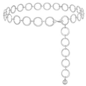 7198 Chain Belts For Women Fashion Gold/silver Waist Chains Belt Dresses